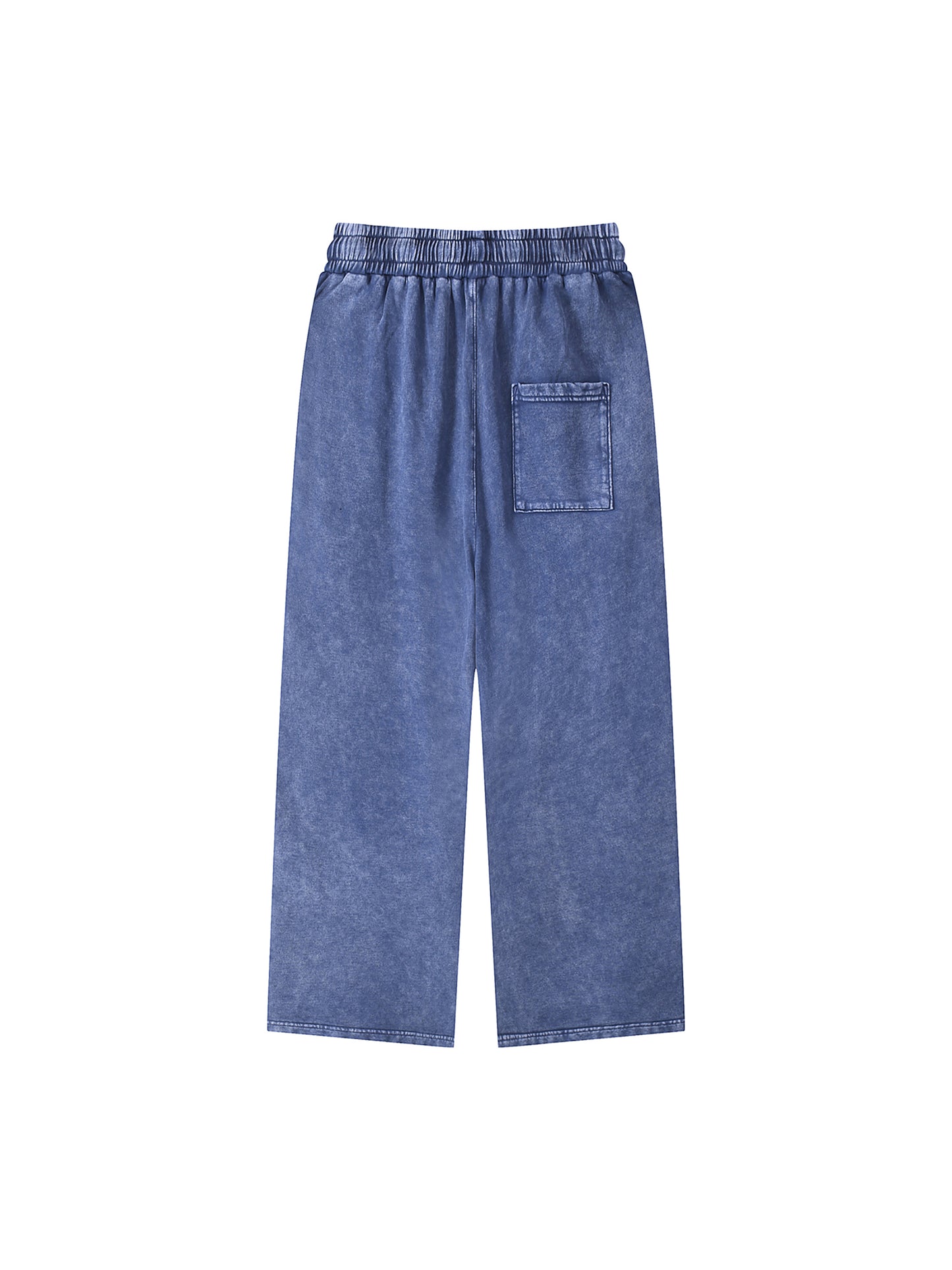 Acid Wash Straight Leg Trousers - 360 GSM