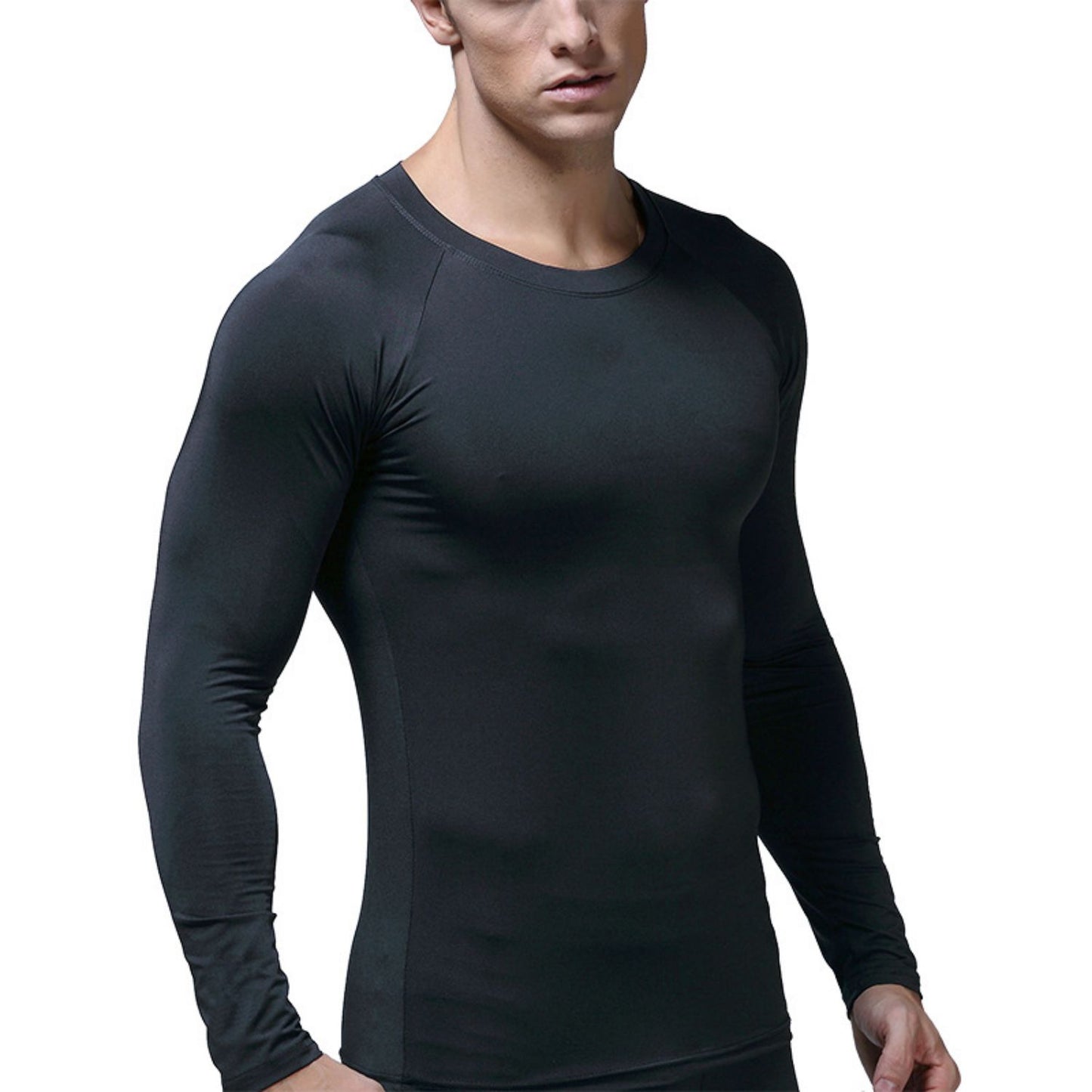 Men's Raglan Long Sleeve Sports Tee